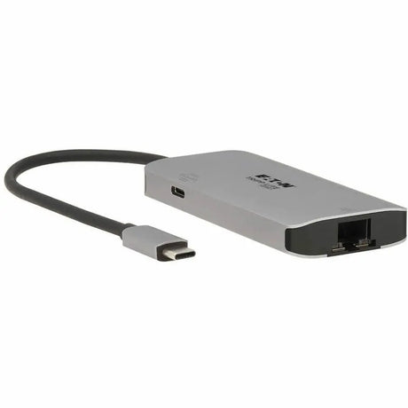 EATON Tripp Lite USB C Hub USB 3.2 Gen 1 3 USB-A, Gbe Aluminum 100W PD Charging - USB Type C - External - 3 USB Port(s) - 1 Thunderbolt Port(s) - PC - U460-003-3AGALC