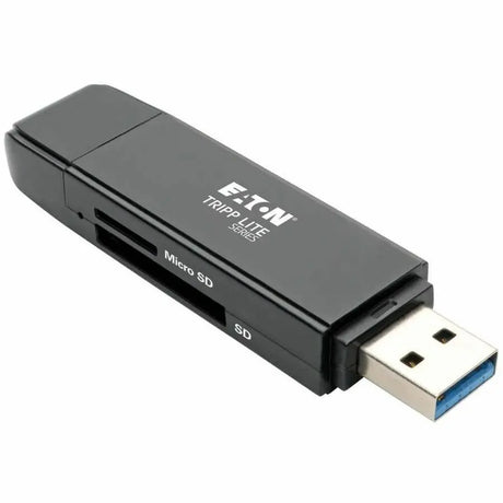 EATON Tripp Lite USB-C Memory Card Reader, 2-in-1 USB-A/USB-C, USB 3.1 Gen 1, USB Type C, USB Type-C - 2-in-1 - SD, SDHC, SDXC, microSD, Dual-Voltage Reduced Size MultiMediaCard (DV-RSMMC), Reduced Size Mul - U452-000-SD-A