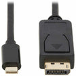 EATON Tripp Lite USB C to DisplayPort Adapter Cable Bi-Directional 4K M/M 6ft - 6 ft DisplayPort/USB-C A/V Cable for Monitor, Projector, TV, Desktop Computer, Tablet, Notebook, MacBook, Chromebook, Smartpho...  - U444-006-DP-BD