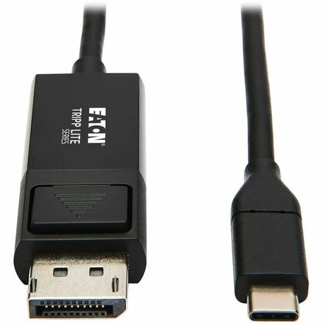 EATON Tripp Lite USB C to DisplayPort Adapter Cable USB 3.1 Locking 4K USB-C 6ft - 5.91 ft DisplayPort/Thunderbolt 3 A/V Cable for Smartphone, Projector, Chromebook, Notebook, Monitor, Tablet, MacBook, HDTV...  - U444-006-DP-BE