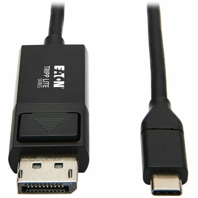 EATON Tripp Lite USB C to DisplayPort Adapter Cable USB 3.1 Locking 4K USB-C 6ft - 5.91 ft DisplayPort/Thunderbolt 3 A/V Cable for Smartphone, Projector, Chromebook, Notebook, Monitor, Tablet, MacBook, HDTV...  - U444-006-DP-BE