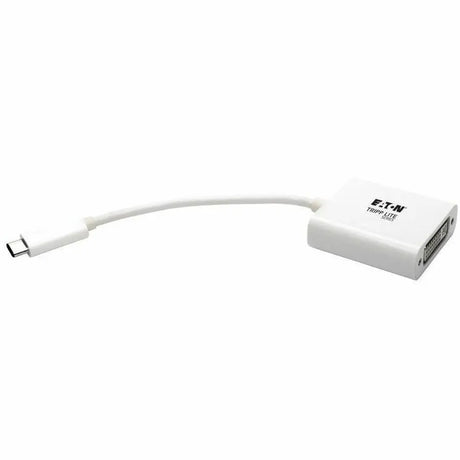 EATON Tripp Lite USB C to DVI Video Adapter Converter 1080p, M/F, USB-C to DVI, USB Type-C to DVI, USB Type C to DVI 6in - USB/DVI-D for Video Device, Tablet, Smartphone, Monitor, Graphics Card, Projector,  - U444-06N-DVI-AM