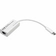 EATON Tripp Lite USB-C to Gigabit Ethernet NIC Network Adapter 10/100/1000 Mbps White - USB 3.1 - 1 Port(s) - 1 - Twisted Pair - U436-06N-GBW