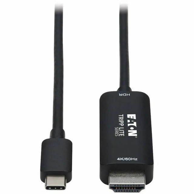 EATON Tripp Lite USB C to HDMI Adapter Cable 4K 60Hz HDR M/M DP 1.2 Alt Mode 6ft - 6 ft HDMI/USB-C A/V Cable for Audio/Video Device, Monitor, Projector, TV, Notebook, Tablet, Smartphone, MacBook Pro, HDTV, ...  - U444-006-HDR2BE