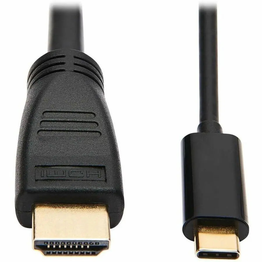 EATON Tripp Lite USB C to HDMI Adapter Cable USB 3.1 4K@60Hz M/M USB-C Black 10ft - 9.84 ft HDMI/Thunderbolt 3 A/V Cable for Smartphone, Projector, Chromebook, Notebook, Monitor, Tablet, Audio/Video Device,...  - U444-010-H4K6BM