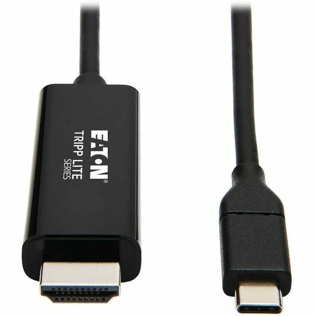 EATON Tripp Lite USB C to HDMI Adapter Cable USB 3.1 Gen 1 4K M/M USB-C Black 3ft - 3 ft HDMI/Thunderbolt 3 A/V Cable for Smartphone, Projector, Chromebook, Notebook, Monitor, Tablet, Audio/Video Device, Ma...  - U444-003-H4K6BE