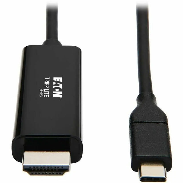 EATON Tripp Lite USB C to HDMI Adapter Cable USB 3.1 Gen 1 4K M/M USB-C Black 9ft - 8.86 ft HDMI/Thunderbolt 3 A/V Cable for Smartphone, Projector, Chromebook, Notebook, Monitor, Tablet, Audio/Video Device,...  - U444-009-H4K6BE