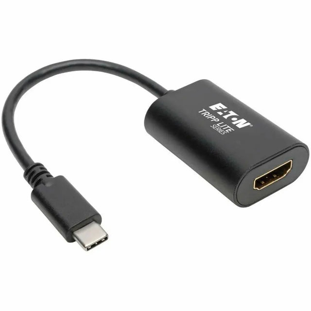 EATON Tripp Lite USB C to HDMI Video Adapter Converter, 4K x 2K, M/F, USB-C to HDMI, USB Type-C to HDMI, USB Type C to HDMI 6in - 1 x HDMI - Mac, Chrome OS - U444-06N-HD4K6B