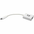 EATON Tripp Lite USB C to HDMI Video Adapter Converter 4Kx2K M/F, USB-C to HDMI, USB Type-C to HDMI, USB Type C to HDMI 6in - HDMI - 1 x HDMI Outputs - 2 x Monitors Supported - U444-06N-HD-AM