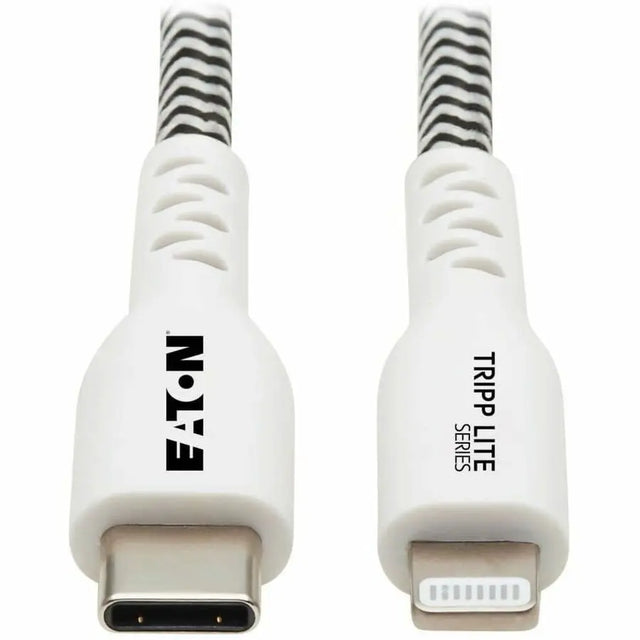 EATON Tripp Lite USB C to Lightning Sync/Charge Cable Heavy Duty Status LED 3ft - 3 ft Lightning/USB-C Data Transfer Cable for iPhone, iPad, iPod, MacBook, Notebook, Wall Charger, Car Charger, Power Adapter...  - M102-003-HD-SL