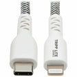 EATON Tripp Lite USB C to Lightning Sync/Charging Cable Heavy Duty 2.0 M/M iPhone iPad 3ft - 3 ft Lightning/USB-C Data Transfer Cable for iPhone, iPad, iPod, Wall Charger, Car Charger, MacBook Pro, Notebook...  - M102-003-HD
