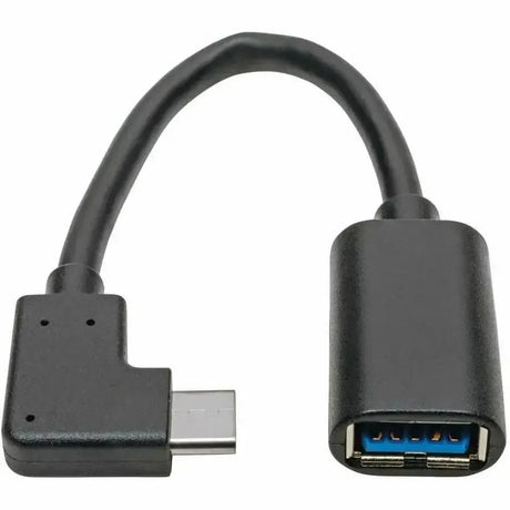 EATON Tripp Lite USB C to USB-A Cable Right Angle 3.1 5 Gbps USB Type C M/F 6in - USB for Hard Drive, Workstation, Tablet, Smartphone, Wall Charger, MacBook, Ultrabook, Chromebook, Printer, Scanner, Flash D...  - U428-06N-F-CRA