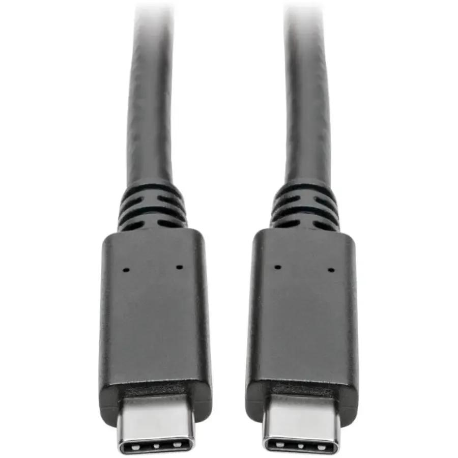 EATON Tripp Lite USB C to USB Type C Cable 3.1 Gen 1, 5 Gbps 3A Rating M/M 6ft - USB for Smartphone, Hard Drive, Docking Station, Flash Drive, Tablet, MacBook, Wall Charger, Ultrabook, Chromebook - 640 MB/s...  - U420-006