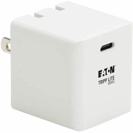 EATON Tripp Lite USB C Wall Charger Compact 40W GaN Technology Power Delivery 3.0 - 120 V AC, 230 V AC Input - 5 V DC/3 A, 9 V DC, 15 V DC, 20 V DC Output - U280-W01-40C1