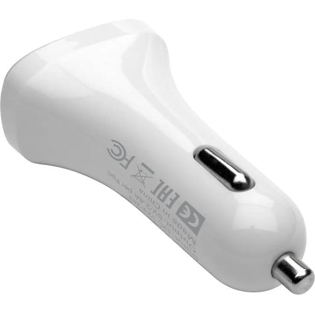 EATON Tripp Lite USB Car Charger Dual-Port with Autosensing 5V 4.8A Fast Charger for Tablets and Cell Phones - 24 W Output Power - 12 V DC Input Voltage - 5 V DC Output Voltage - 4.80 A Output Current - U280-C02-S2