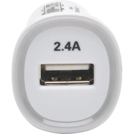 EATON Tripp Lite USB Tablet Phone Car Charger High Power Adapter 5V / 2.4A 12W - 12 V DC Input Voltage - 5 V DC Output Voltage - 2.40 A Output Current - U280-001-C2