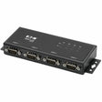 EATON Tripp Lite USB to Serial Adapter Converter RS-422/RS-485 USB to DB9 4-Port - External - USB Type B - PC, Mac, Linux - 4 x Number of Serial Ports External - U208-004-IND