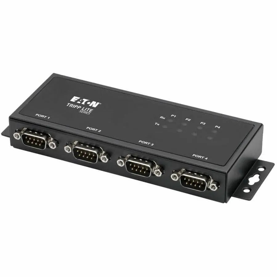 EATON Tripp Lite USB to Serial Adapter Converter RS-422/RS-485 USB to DB9 4-Port - External - USB Type B - PC, Mac, Linux - 4 x Number of Serial Ports External - U208-004-IND