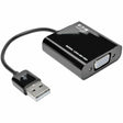 EATON Tripp Lite USB to VGA Adapter Multi Monitor External Video Converter 1080p - 1 x VGA - Mac, PC - U244-001-VGA