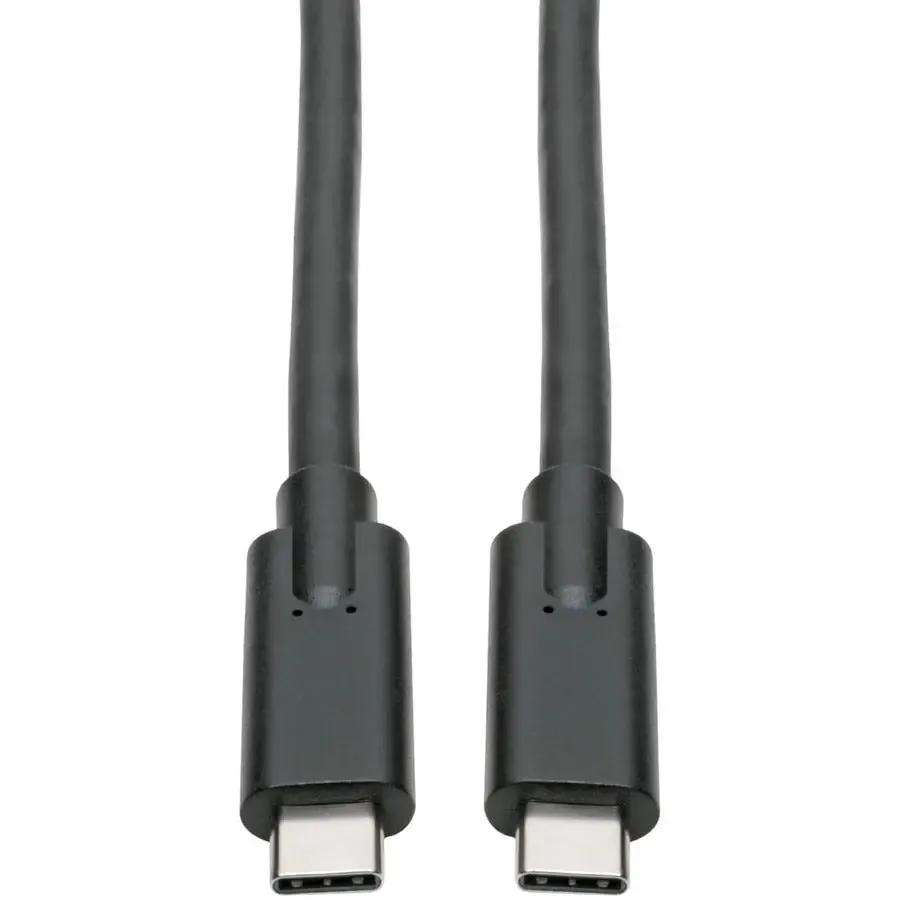 EATON Tripp Lite USB Type C to USB C Cable USB 3.1 5A Rating 100W 5 Gbps M/M 6ft - 5.91 ft Thunderbolt 3 Data Transfer Cable for Smartphone, Chromebook, Ultrabook, Hard Drive, Docking Station, Flash Drive, ...  - U420-006-5A
