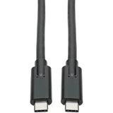 EATON Tripp Lite USB Type C to USB C Cable USB 3.1 5A Rating 100W 5 Gbps M/M 6ft - 5.91 ft Thunderbolt 3 Data Transfer Cable for Smartphone, Chromebook, Ultrabook, Hard Drive, Docking Station, Flash Drive, ...  - U420-006-5A