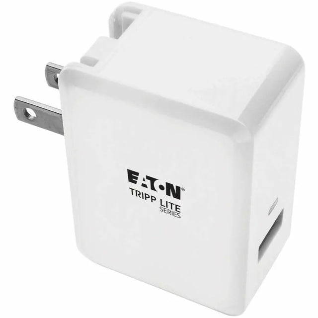 EATON Tripp Lite USB Wall Charger Travel Charger w/ Quick Charge 4x Faster Charge - 18 W Output Power - 120 V AC, 230 V AC Input Voltage - 3.6 V DC, 6.5 V DC, 9 V DC, 12 V DC, 5 V DC, 6 V DC Output Voltage ...  - U280-W01-QC3-1