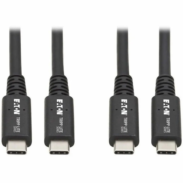 EATON Tripp Lite USB4 40Gbps Cable (M/M)-USB-C, 8K 60 Hz, 100W PD Charging, Black, 31 in.(0.8 m) - 2.62 ft Thunderbolt 3 Data Transfer Cable for Notebook, Smartphone, Dock, PC, MacBook, Chromebook, External...  - U520-31N
