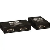 EATON Tripp Lite VGA & Audio over Cat5/Cat6 Video Extender Kit Transmitter Receiver TAA GSA - 1 Input Device - 2 Output Device - 1000 ft Range - 2 x Network (RJ-45) - 1 x VGA In - 2 x VGA Out - 1920 x 1440 ...  - B130-101A-2