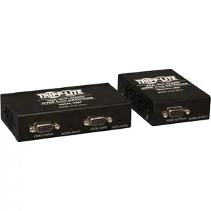 EATON Tripp Lite VGA & Audio over Cat5/Cat6 Video Extender Kit Transmitter Receiver TAA GSA - 1 Input Device - 2 Output Device - 1000 ft Range - 2 x Network (RJ-45) - 1 x VGA In - 2 x VGA Out - 1920 x 1440 ...  - B130-101A-2