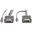 EATON Tripp Lite VGA Coax Monitor Cable with audio, High Resolution cable with RGB coax - (HD15 and 3.5mm M/M) 6-ft. - P504-006