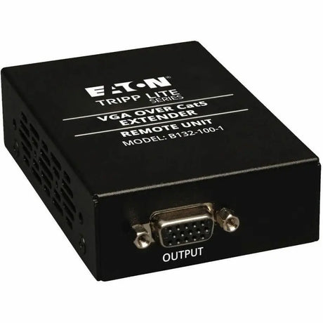 EATON Tripp Lite VGA over Cat5 Cat6 Extender Remote Receiver 1920x1440 TAA GSA - 1 Input Device - 1 Output Device - 1000 ft Range - 1 x Network (RJ-45) - 1920 x 1440 - Twisted Pair - Wall Mountable, Rack-mo...  - B132-100-1
