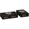 EATON Tripp Lite VGA over Cat5/Cat6 Video Extender Kit Transmitter/Receiver EDID 1000' - 1 Input Device - 2 Output Device - 1000 ft Range - 2 x Network (RJ-45) - 1 x VGA In - 2 x VGA Out - 1920 x 1440 - Twi...  - B130-101-2