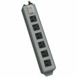 EATON Tripp Lite Waber Power Strip 6-Outlet Industrial Right Angle 5-15R 15ft Crd - NEMA 5-15P - 6 NEMA 5-15R - 15ft Input - UL24RA-15