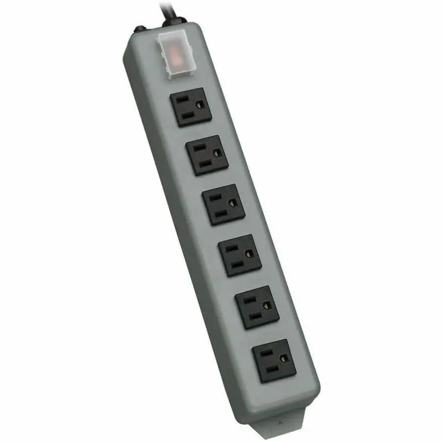 EATON Tripp Lite Waber Power Strip 6-Outlet Industrial Right Angle 5-15R 15ft Crd - NEMA 5-15P - 6 NEMA 5-15R - 15ft Input - UL24RA-15