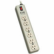 EATON Tripp Lite Waber Power Strip Industrial 6-Outlet 5-15R 5-15P 15ft Cord - NEMA 5-15P - 6 NEMA 5-15R - 15ft - 6SPDX-15