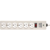 EATON Tripp Lite Waber Surge Protector Strip 6 outlet 6' Cord 1050 Joules - Receptacles: 6 x NEMA 5-15R - 1050J - DG206