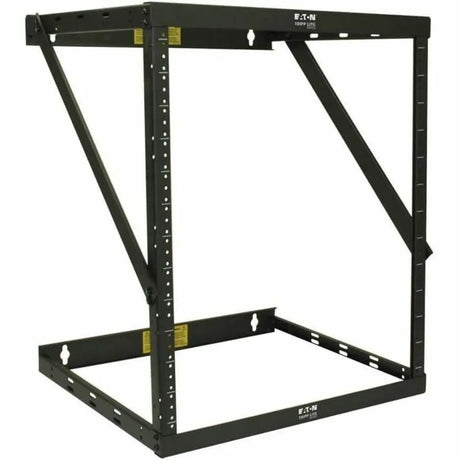 EATON Tripp Lite Wall Mount 2-Post Open Frame Rack Cabinet 8U / 14U / 22U - Wall Mountable - Black - Steel - 150 lb Maximum Weight Capacity - SRWO8U22