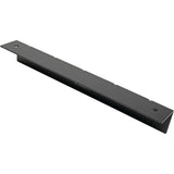 EATON Tripp Lite Wall Support Kit for 12 in. Cable Runway, Straight and 90-Degree - Hardware Included - Black - SRLWALLSPPT12