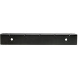 EATON Tripp Lite Wall Support Kit for 12 in. Cable Runway, Straight and 90-Degree - Hardware Included - Black - SRLWALLSPPT12