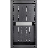 EATON Tripp Lite Wallmount Rack Enclosure 3U Vertical Low-Profile Switch-Depth - Black Powder Coat - 3U Rack Height - Steel - SRWF6UMOD