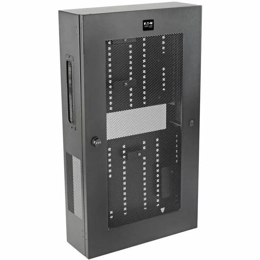 EATON Tripp Lite Wallmount Rack Enclosure 3U Vertical Low-Profile Switch-Depth - Black Powder Coat - 3U Rack Height - Steel - SRWF6UMOD