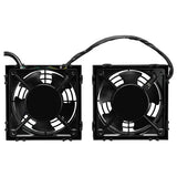 EATON Tripp Lite Wallmount Rack Enclosure Cooling Roof Fan Kit 120V 5-15P - 1570.9 gal/min Maximum Airflow - NEMA 5-15P - 2 pc(s) - Cabinet - SRFANWM