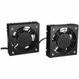 EATON Tripp Lite Wallmount Rack Enclosure Cooling Roof Fan Kit 230V C14 3ft Cord - 210 CFM - 50 dB Noise - SRXFANWM