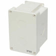 EATON Tripp Lite Waterproof Cat5e / Cat6 Electrical Junction Box 2 Cutouts TAA - 1-gang - White - Polycarbonate - TAA Compliant - N206-SB01-IND
