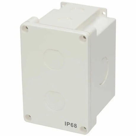 EATON Tripp Lite Waterproof Cat5e / Cat6 Electrical Junction Box 2 Cutouts TAA - 1-gang - White - Polycarbonate - TAA Compliant - N206-SB01-IND
