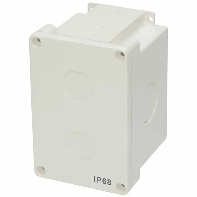 EATON Tripp Lite Waterproof Cat5e / Cat6 Electrical Junction Box 2 Cutouts TAA - 1-gang - White - Polycarbonate - TAA Compliant - N206-SB01-IND