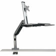 EATON Tripp Lite WorkWise Desk-Mounted Workstation, Single Display - Desk Mount for Workstation, Flat Panel Display, Monitor, TV, Display Screen - Black - 1 Display(s) Supported - 32" Screen Support - 18 lb - WWSS1332C
