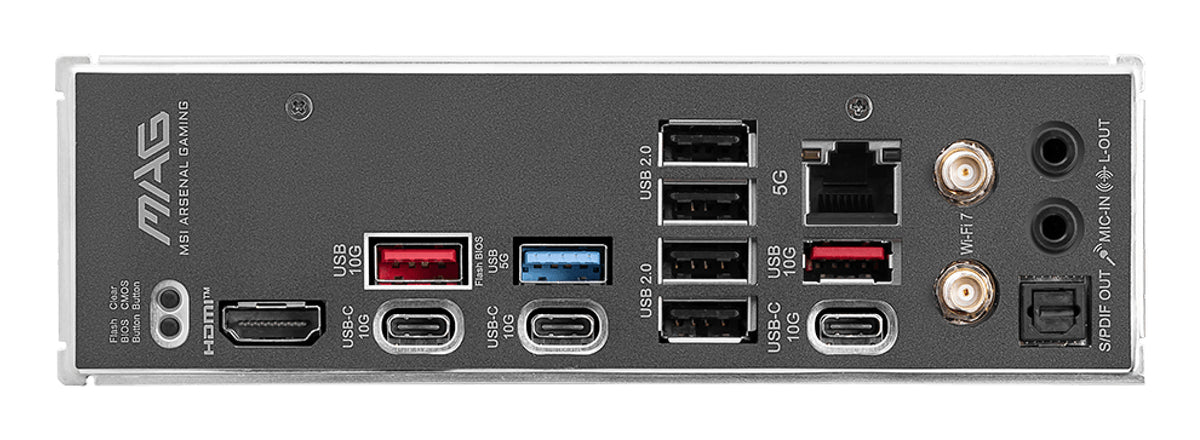 MSI MAG B850 TOMAHAWK MAX WIFI motherboard AMD B850 Socket AM5 ATX - B850TMAHAWKWIFIMAX
