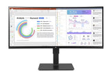 LG 34BQ77QE-B computer monitor 86.4 cm (34") 3440 x 1440 pixels UltraWide Quad HD LED Black - 34BQ77QE-B
