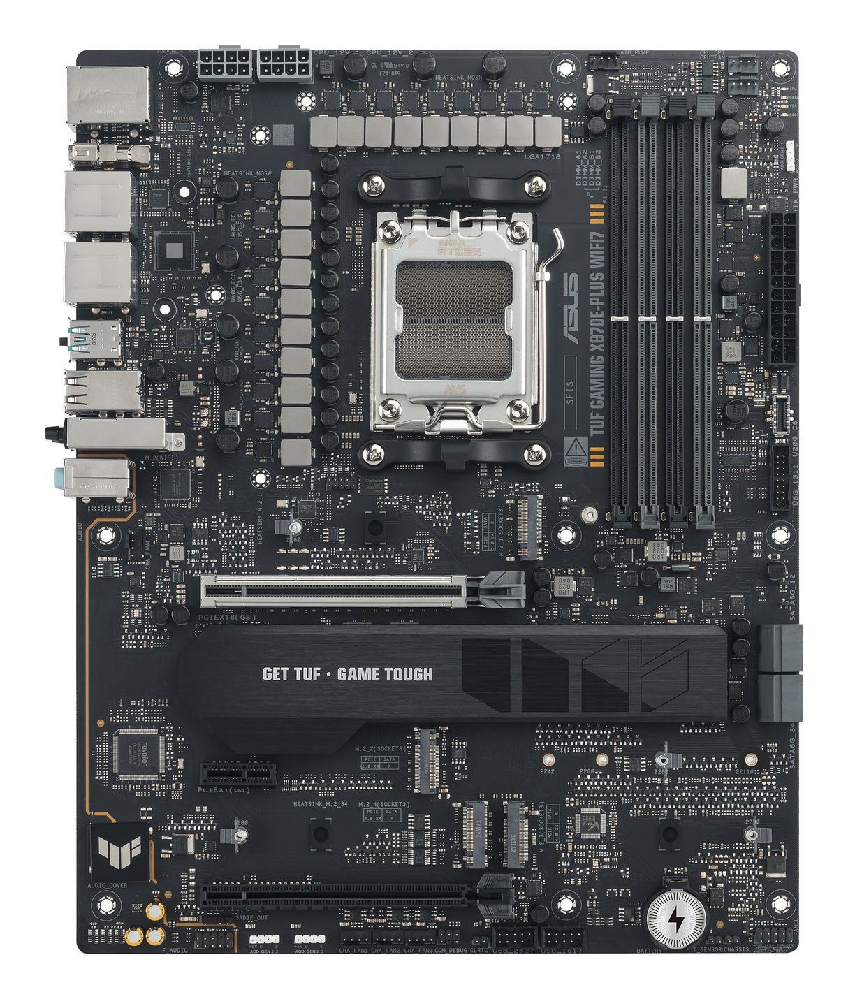 ASUS TUF GAMING X870E-PLUS WIFI7 AMD X870E Socket AM5 ATX - TUF GAMING X870E-PLUS WIFI7